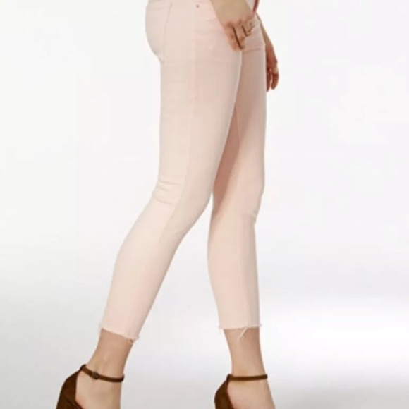 - DL 1961 Florence Instasculpt Cropped Light Pink Jeans… - Picture 4 of 11